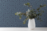 modern blue peel and stick wallpaper diy
