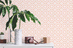 light pink diy peel and stick wallpaper eclectic
