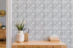 gray diy peel and stick wallpaper