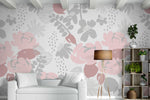 peel and stick wallpaper blush florals