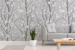 floral peel and stick wallpaper diy